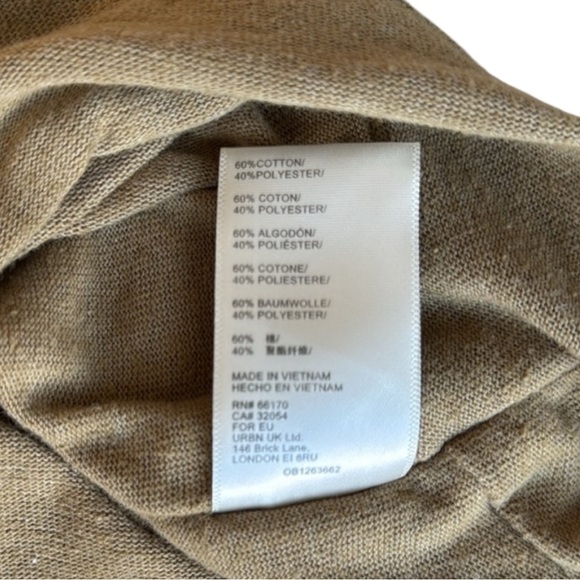 Free People x We The Free Army Green Exposed Seam Turtleneck Size Medium - Picture 7 of 7